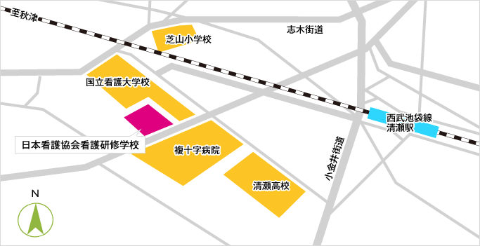 看護研修学校 地図