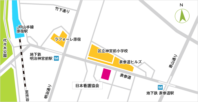 日本看護協会ビル 地図