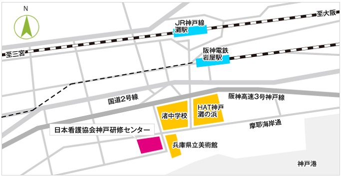 神戸研修センター　地図