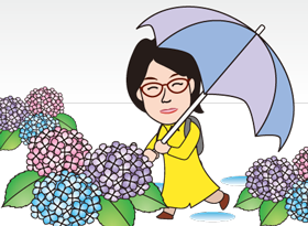 梅雨ですね。田母神理事