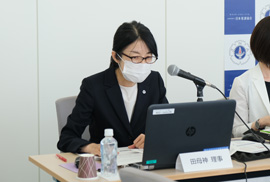 看多機について解説する田母神常任理事の画像